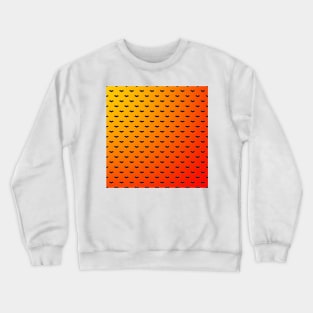 Tiny Bats Orange Crewneck Sweatshirt